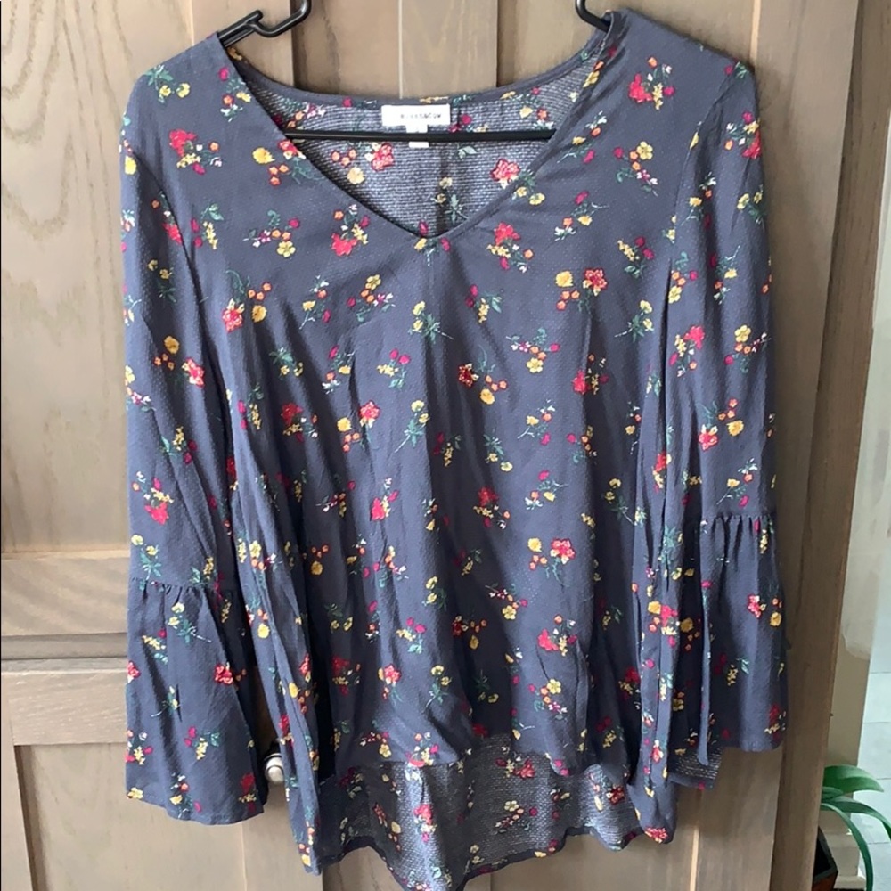 Flower long sleeve shirt